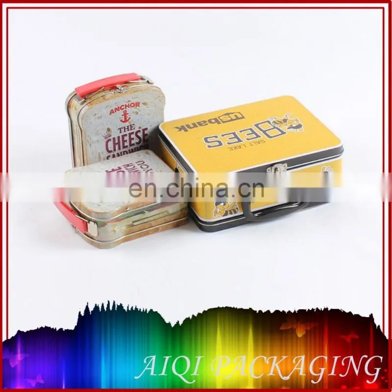 Custom metal lunch box birthday tin boxes