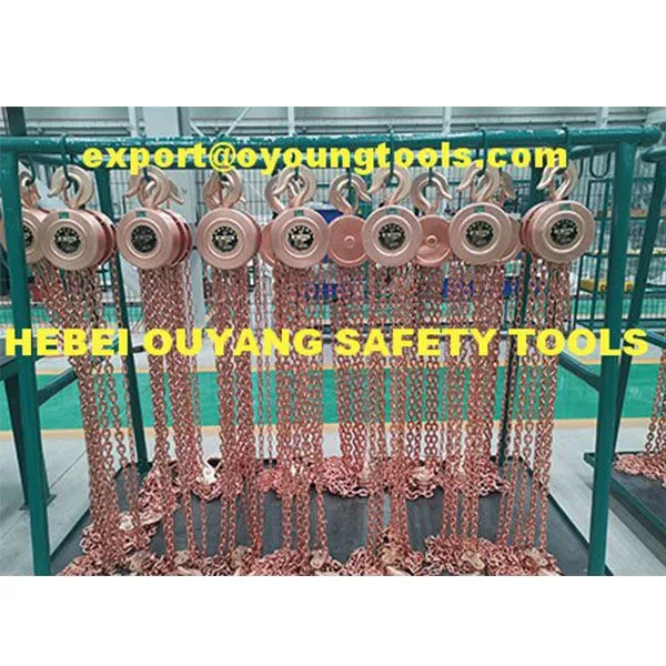 Non-Sparking Chain Lifting Hoist Block ATEX