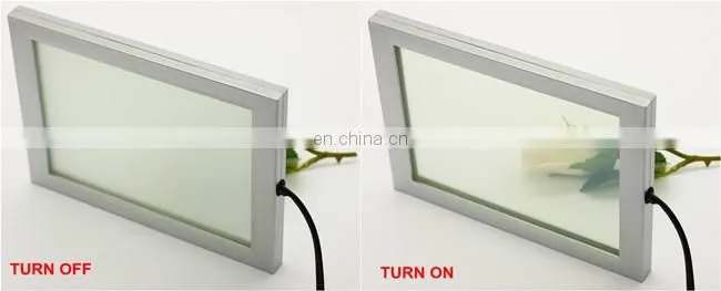 China high quality hot sale PDLC switchable privacy smart glass shower door suppliers