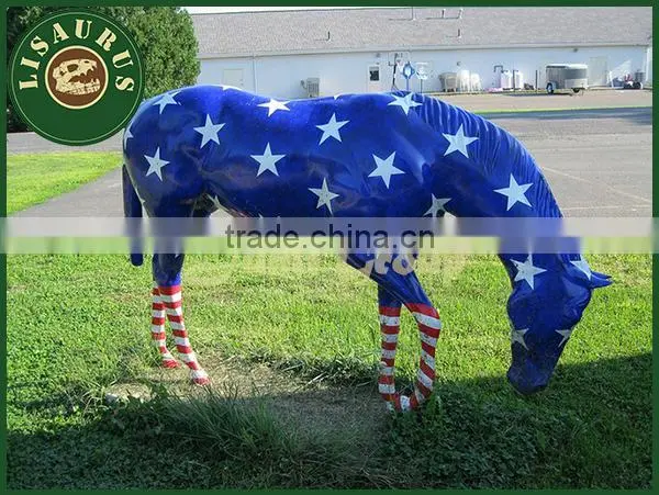 Lisaurus-G Hot sale life size fiberglass horse statue