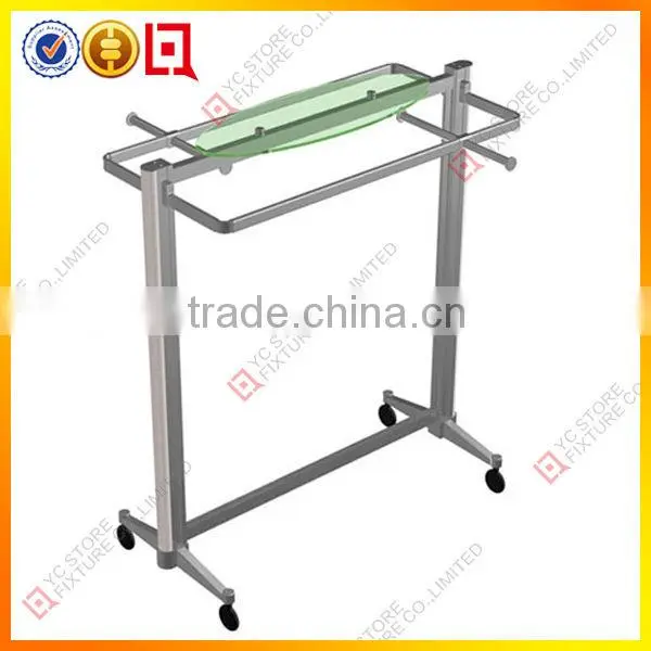 Multifunctional portable clothing display stand