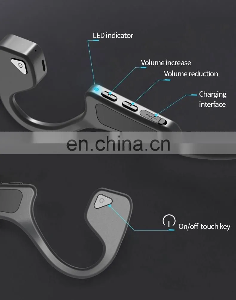 2020 Hot Sales Bone Conduction Headset Wireless Headphone Waterproof Sport Bone Conduction Earphone Factory