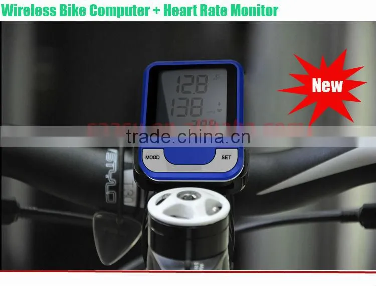 Heart Rate Monitor 5.3k Frequency Wireless Transmition Cycling Computer Bicycle Bike Computer