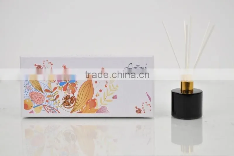 3*30ml Home fragrance Aroma Reed Diffuser with glass bottle shiny lid SA-2024