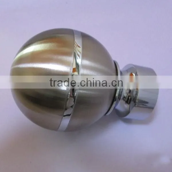 Matching For 35mm pole Aluminium Alloy Curtain finials