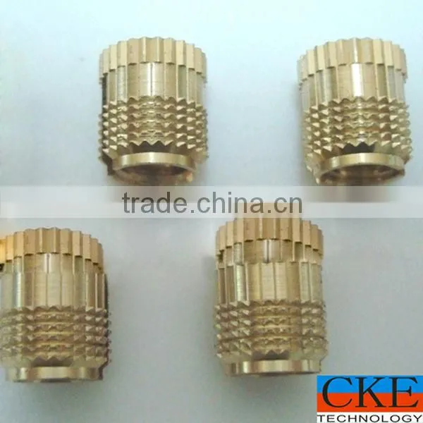 Precision OEM Brass Knurling Lathe Machining Union Fitting Parts