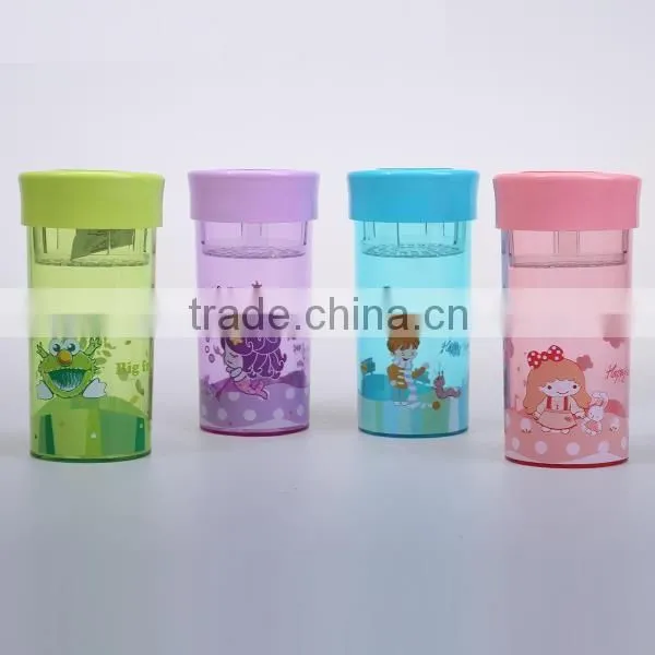 colorful Plastic sport water bottles with handle