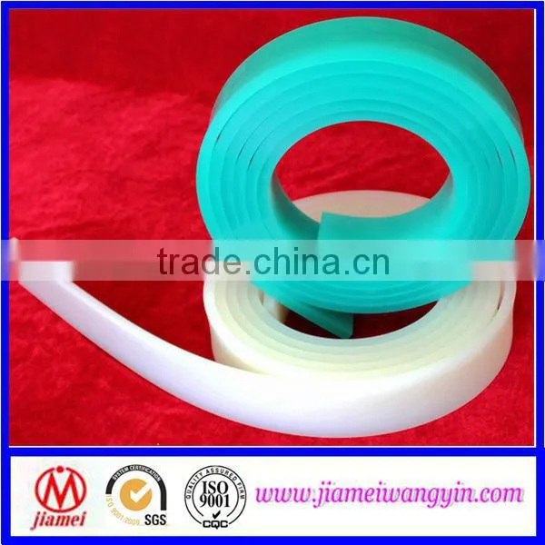 PU printing rubber squeegee used in printing invitation card