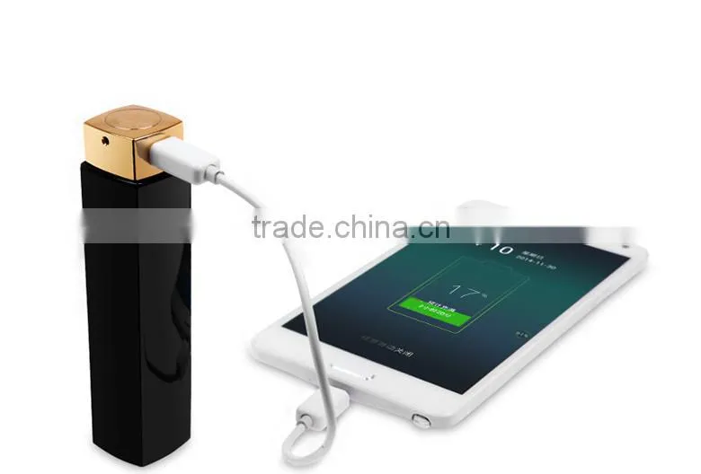 Bulk mobile phone charger lipstick Power Bank3000mAh for iPhone samsung