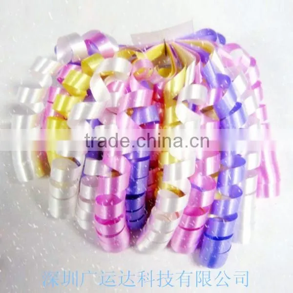 Colorful SP Metallic curly ribon bow for decorations or chrismas packing,gift packing decoration bow