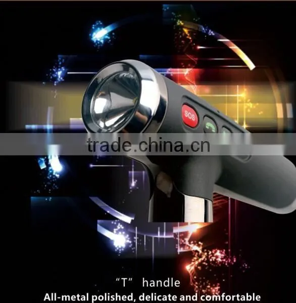 Durable trekking pole with GPS function