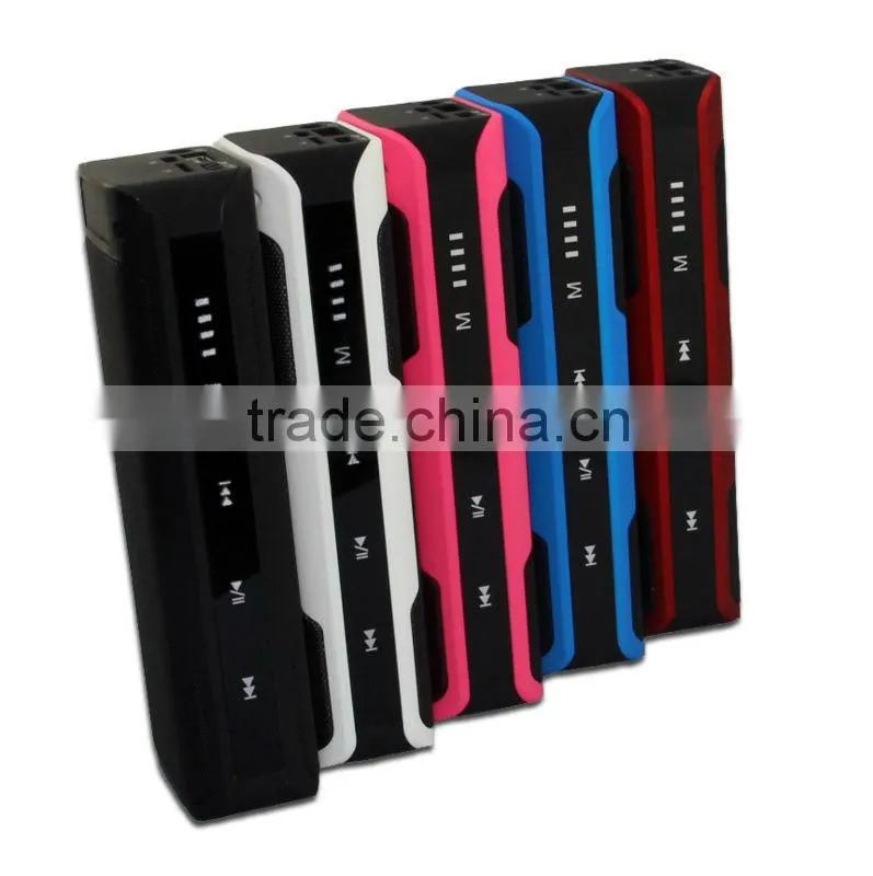 2014 New Arrival Bluetooth wireless audio transmission touch screen bluetooth speaker with power bank