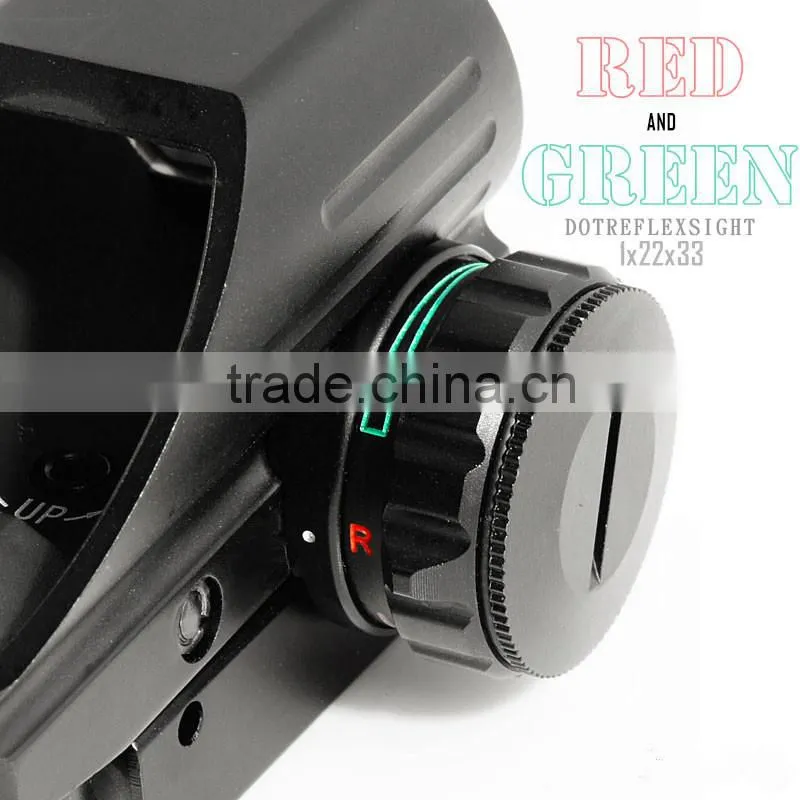 New Product Red and Green Dot Reflex Sight with Laser HDR33B