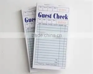 Custom Guest Check / Restaurant Guest Check