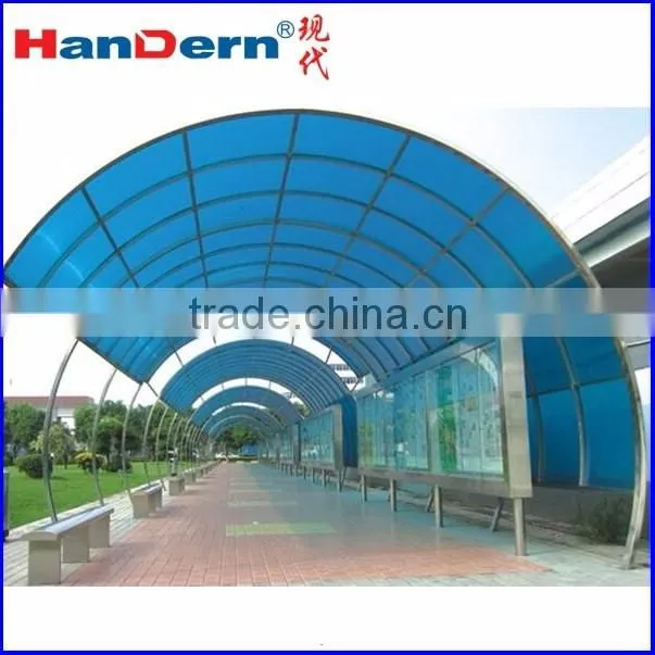 PC corrugated Polycarbonate plastic sheet extrusion machine