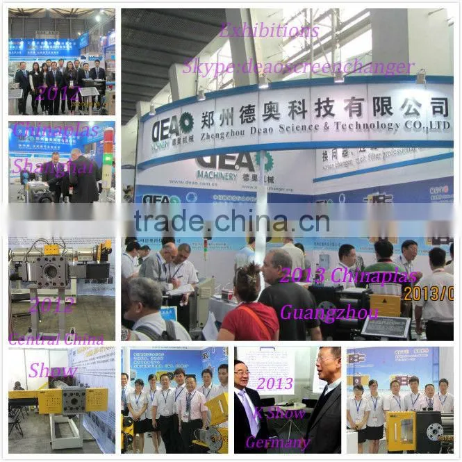plastic filtration system washing pp pe screen changer