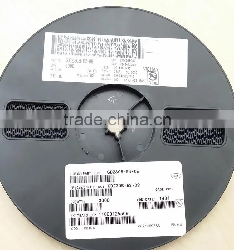 Vishay Zener Diodes 30 Volt 0.2 Watt 2% GDZ30B-V-GS08