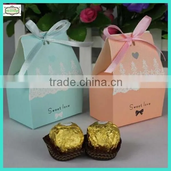 Cheaper cute 230g paper boxed wedding favors