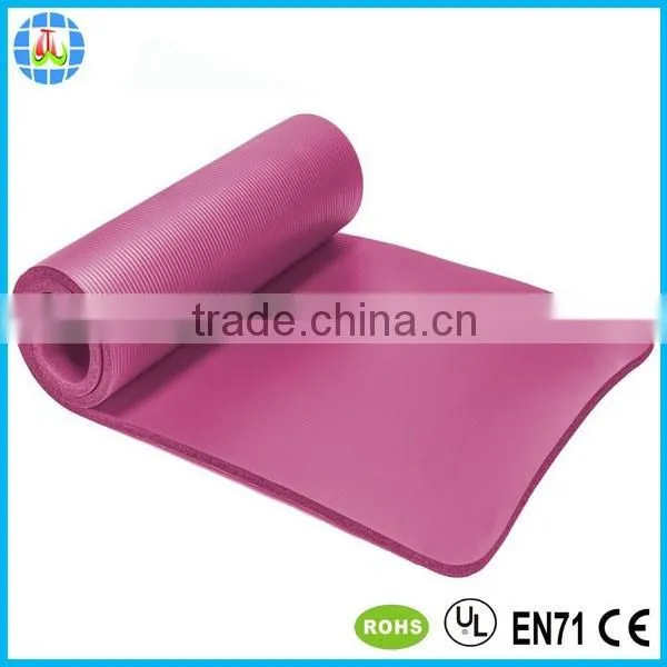 extra thick customized silk screen printed nbr yoga mat 15mm