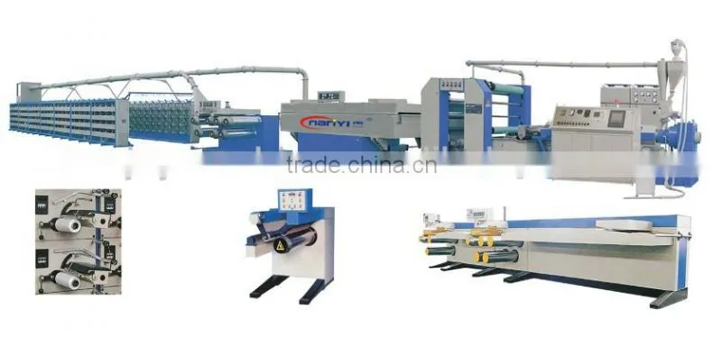 High speed PP/HDPE yarn extruder drawing machine