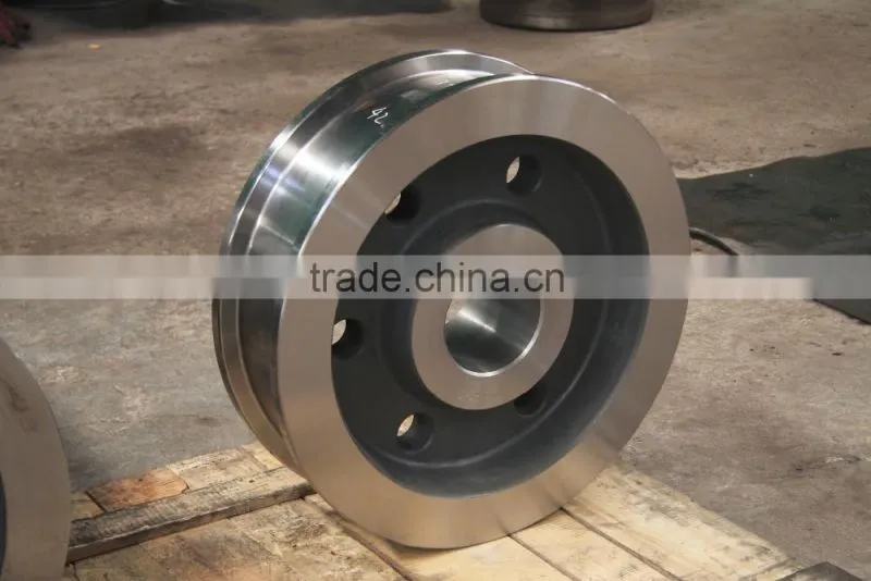 Material Handling Trolley Wheel Molten Steel Transporter ladle transfer car wheel