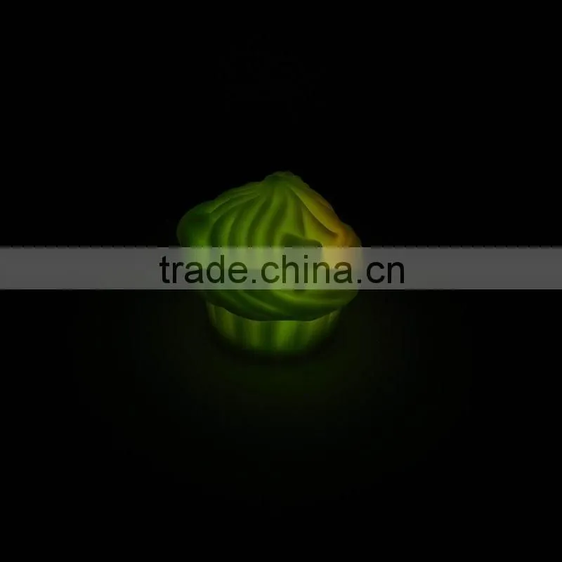 Colour Changing Led Light Toys Plastic Vinyl Icecream Shaped Toys