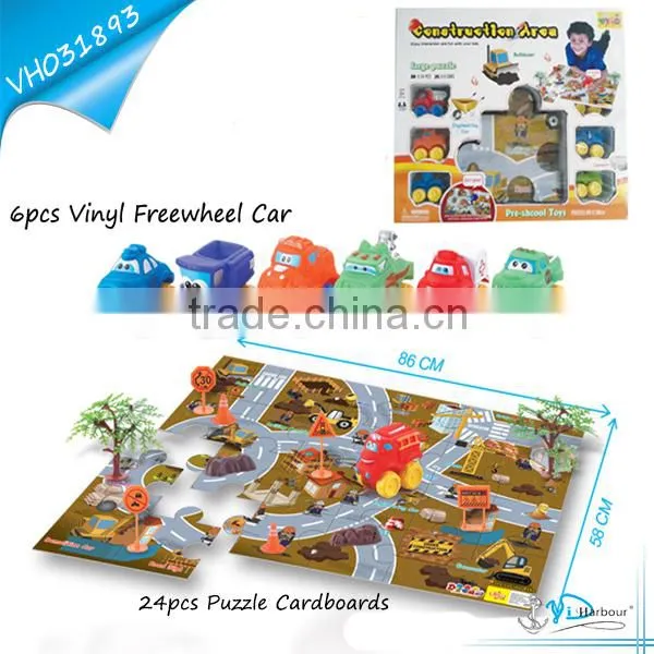 New Kids Toys for 2015-Puzzle Toys And Vinyl free wheel car