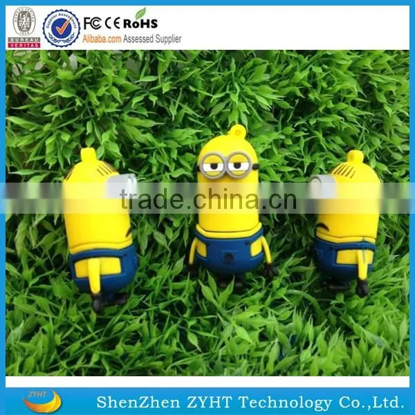 4gb yelllow man usb flash drive