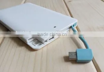 Credit card Power bank 4000mah made in China