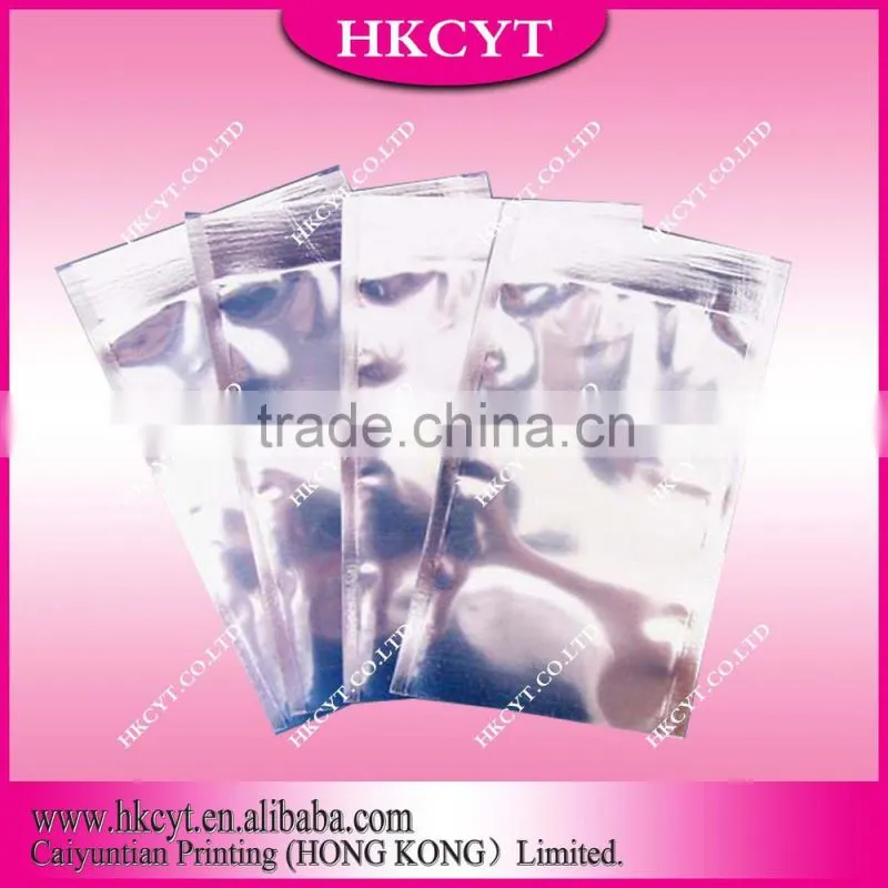 Unprinted self-adhesive foil vacuum packaging bag for food/three side seal food vacuum bag