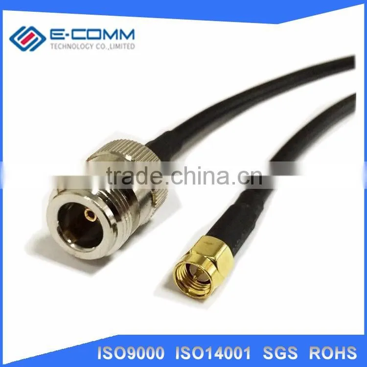 High quality N to SMA Pigtail Cable SMA Male to N Female Bulkhead o-ring Connector Extension Pigtail Cable RG316