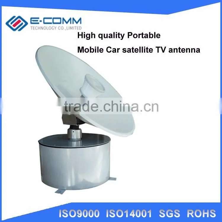 Hot sale!! mobile satellite antenna for car E-YM180 with gyro tracking and stability receiving