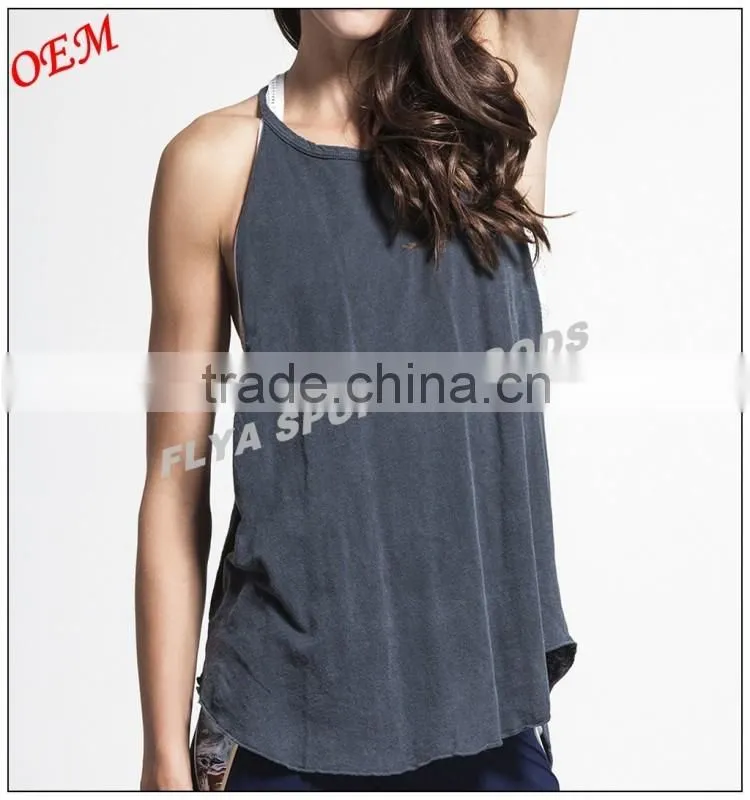 2016 Hot selling yoga wear tank top for women gym tank top sexy tops womens singlets, girls gym stringer singlets