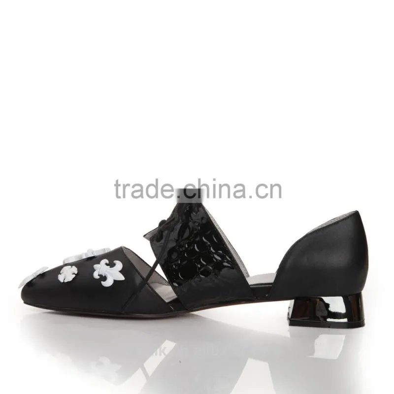 Charming woman shoe 2015 flat lady shoes Elegant Lady Shoes Woman with stud