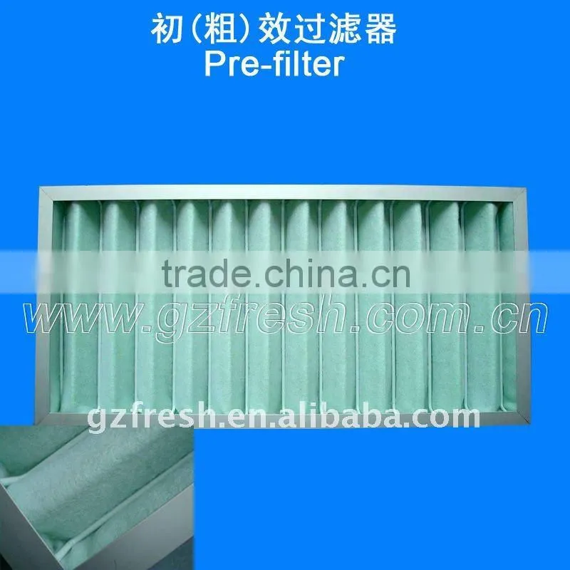 Supply high quanlity washable plank pre-filter,washable air filter with ISO9001 accredited