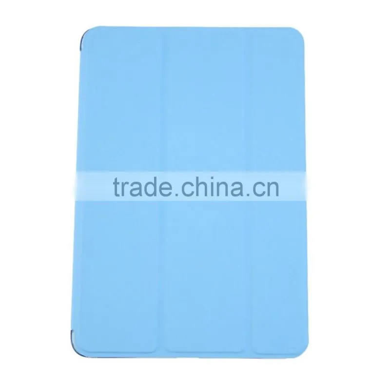 Ultra Slim Tri-Fold PU Leather Case with Crystal Hard Back Smart Stand Case Cover for iPad mini 1 2 3 7.9" tablet Flip Cover