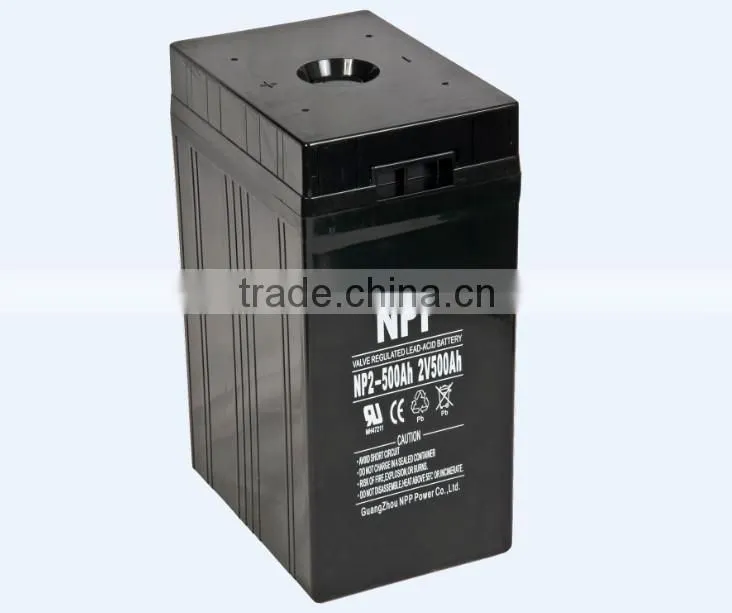 2V 500AH Long Life High Rate SMF Rechargeable SLA Battery