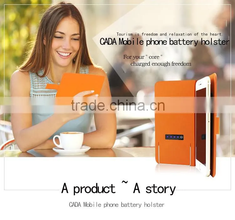 Real leather case for smartphone