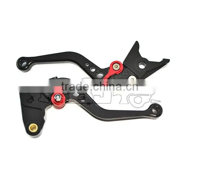 BJ-LS-002 black short cnc motorcycle brake and clutch lever for FZ6 FAZER