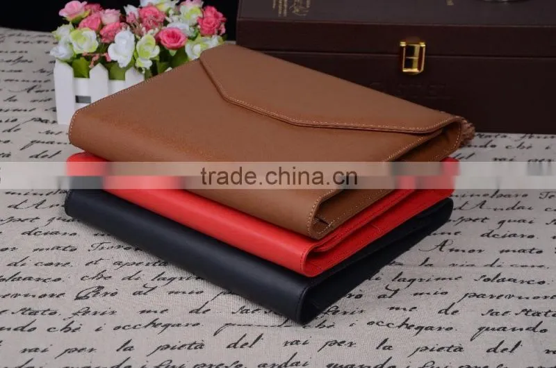 Wholesale High Quality Multifunction Business Custom Leather Trifold Power Bank Notebook