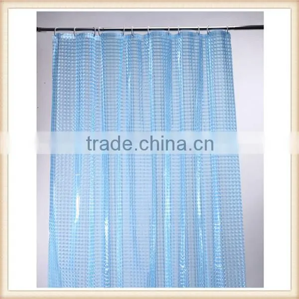 Colorful China supplier 3d peva shower curtain