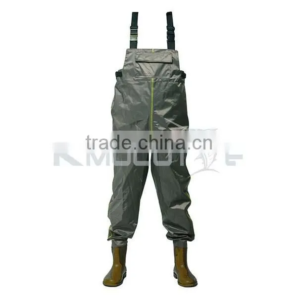 Kmucutie CHN-81250N quality nylon fabric fishing wader pants