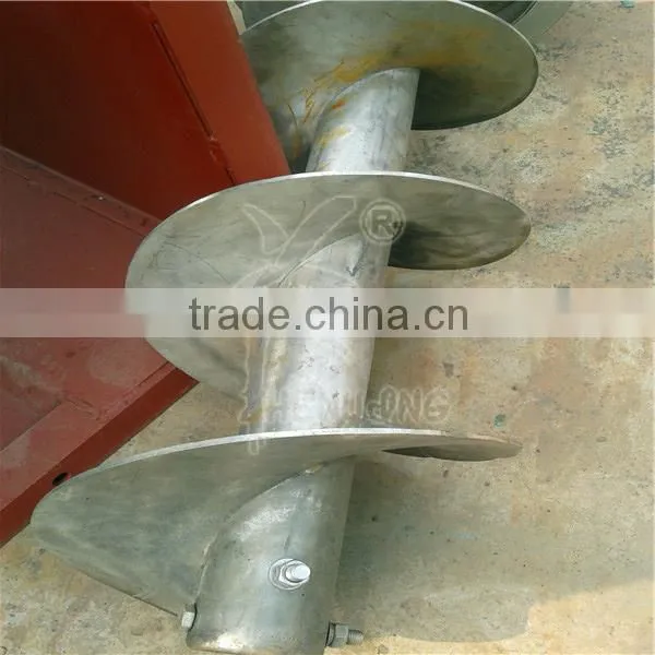 High efficiency inclined screw spiral elevator