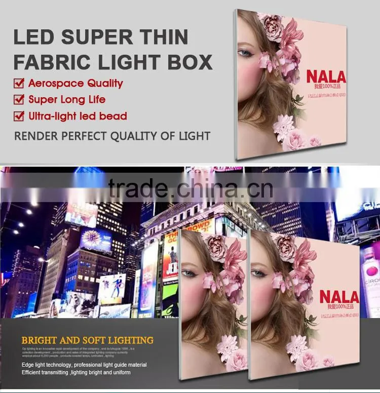 Edgelight AF18 Aluminous frame LED fabric edgeless box advertising equipment