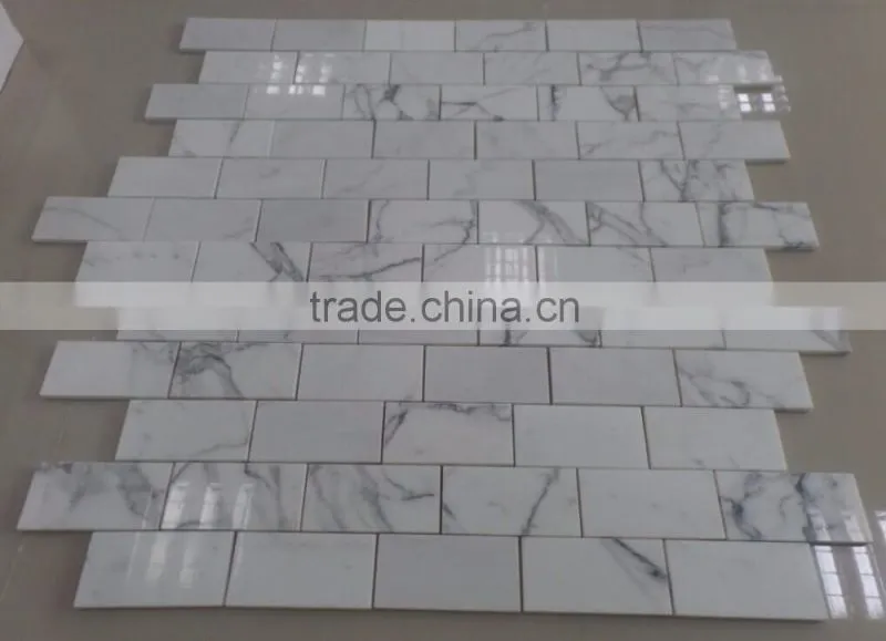 High Quality Polished Calacatta Marble Mosaic withCompetitive Prices and Wall Mosaic