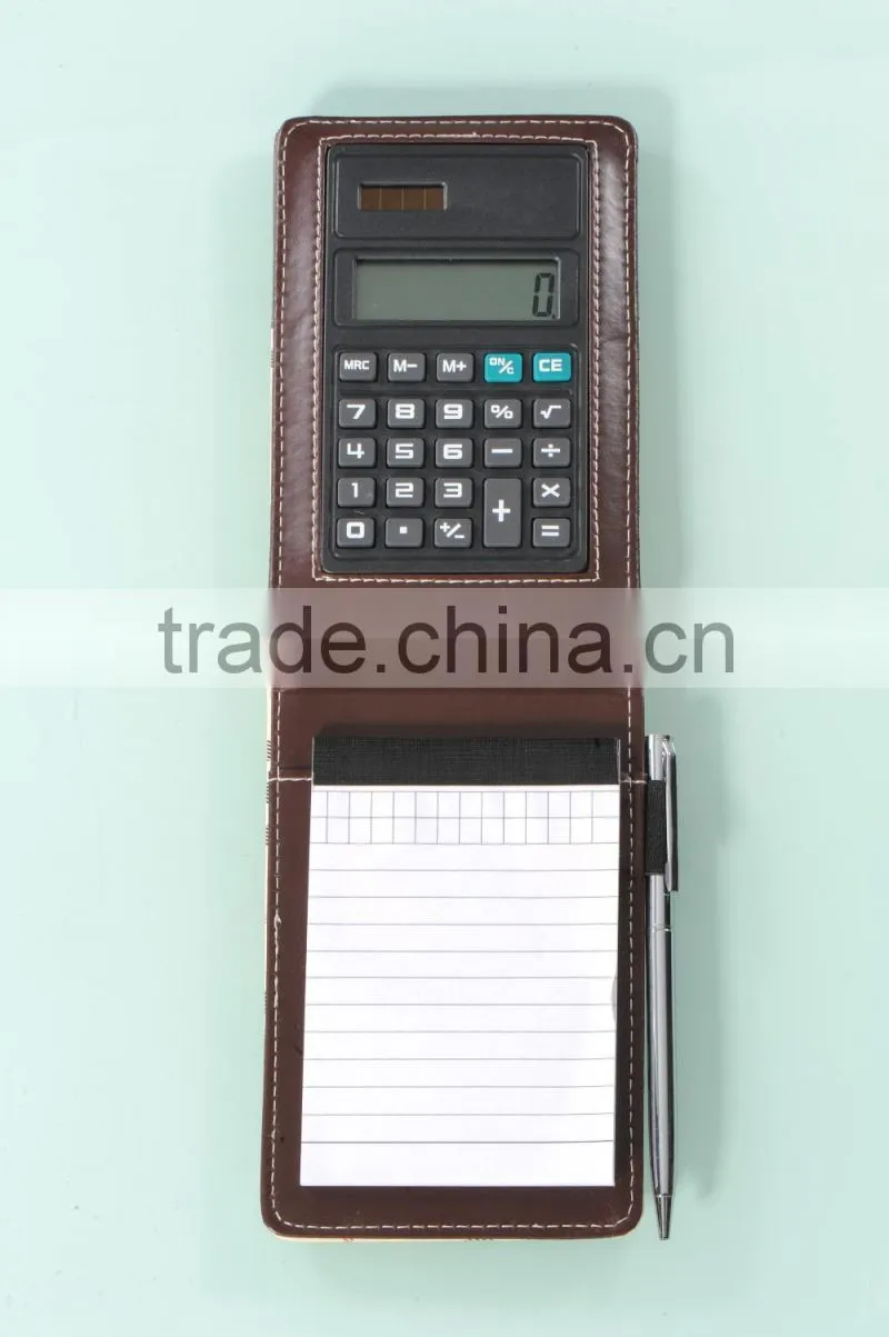 2015 New Pocket Notebook Simple Calculator Notebook with pens