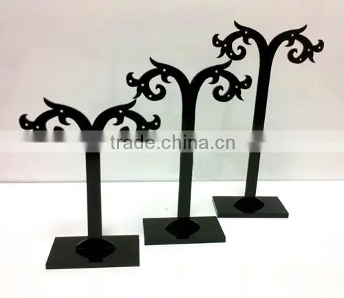 Clear Acrylic Rotating Earring Display