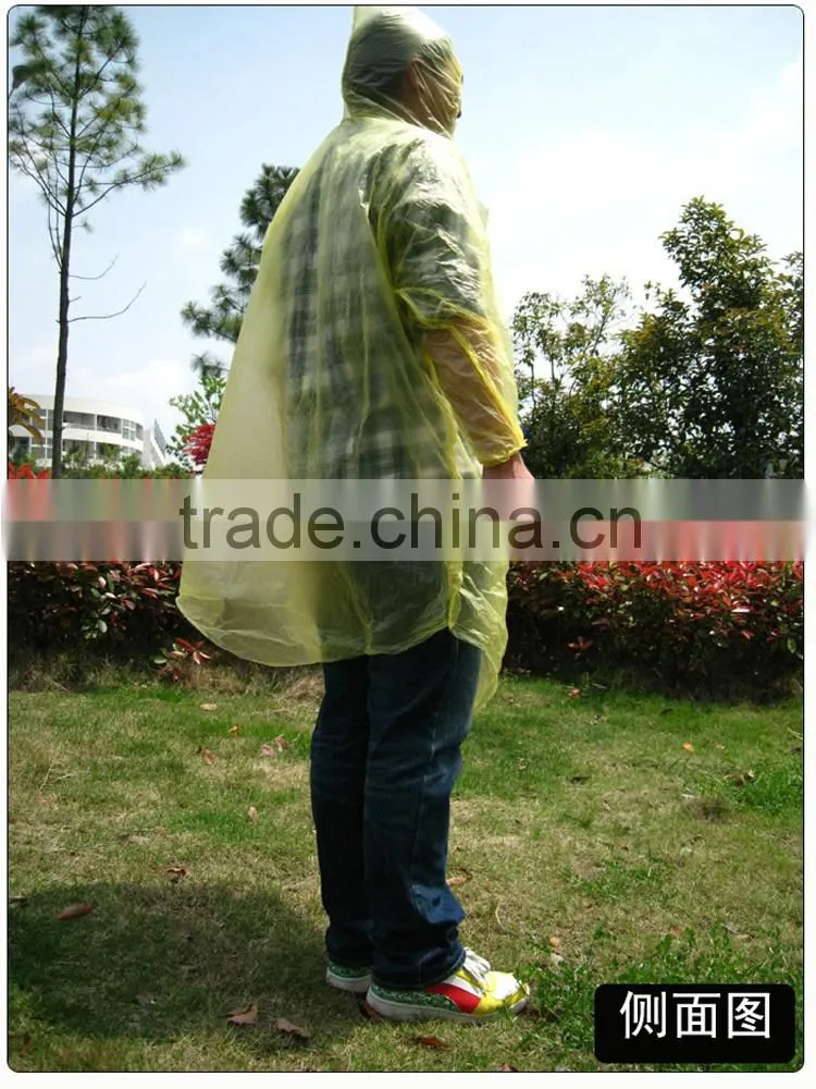 outdoor travel one time use disposable poncho
