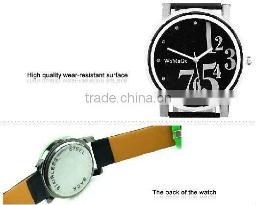 hot sale colorful sports waterproof silicone watch ladies