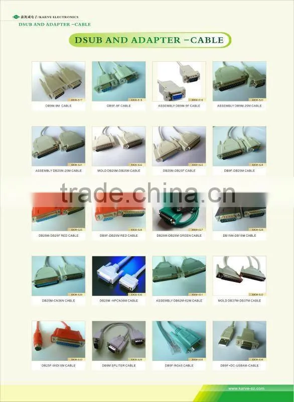 LOW PRICE DB25F to DB25F ASSEMBLY ADAPTER